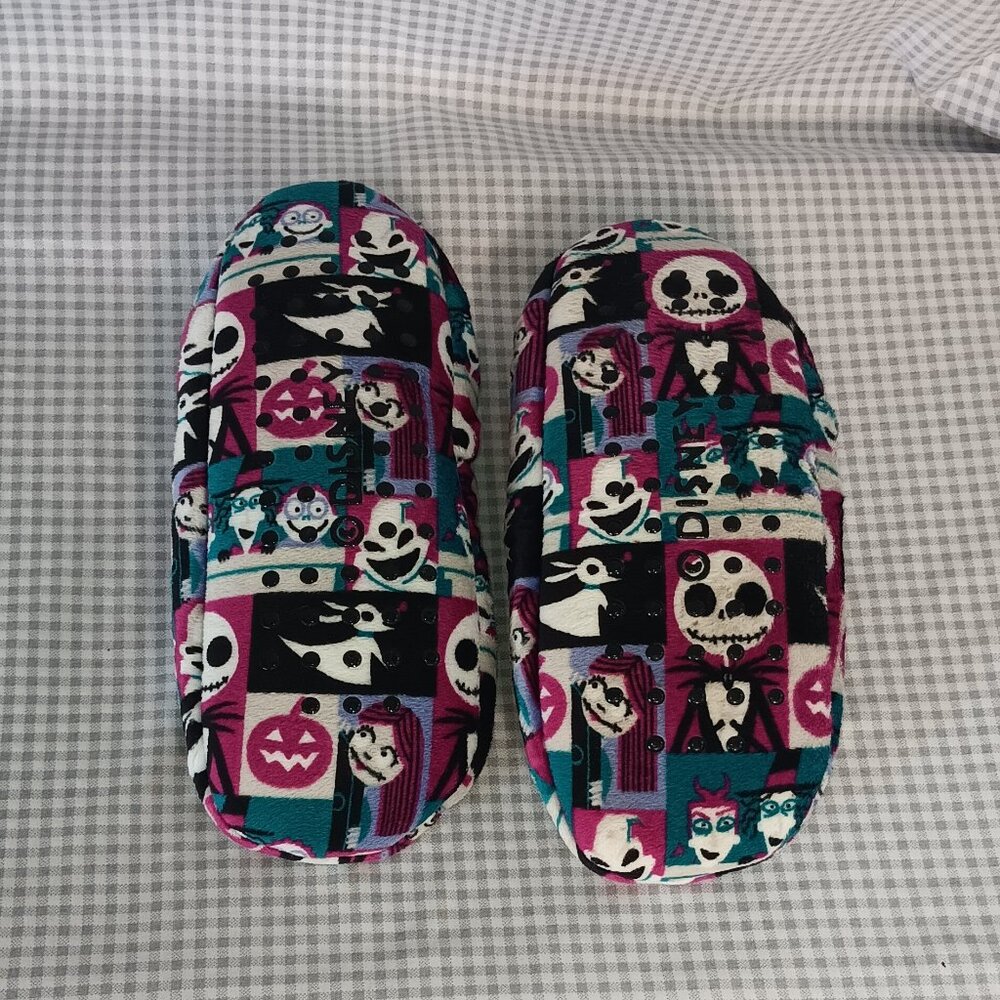 Lot of 4 Disney Nightmare Before Christmas, Grinch, Reindeer Slippers Size 9/10 - Picture 5 of 9